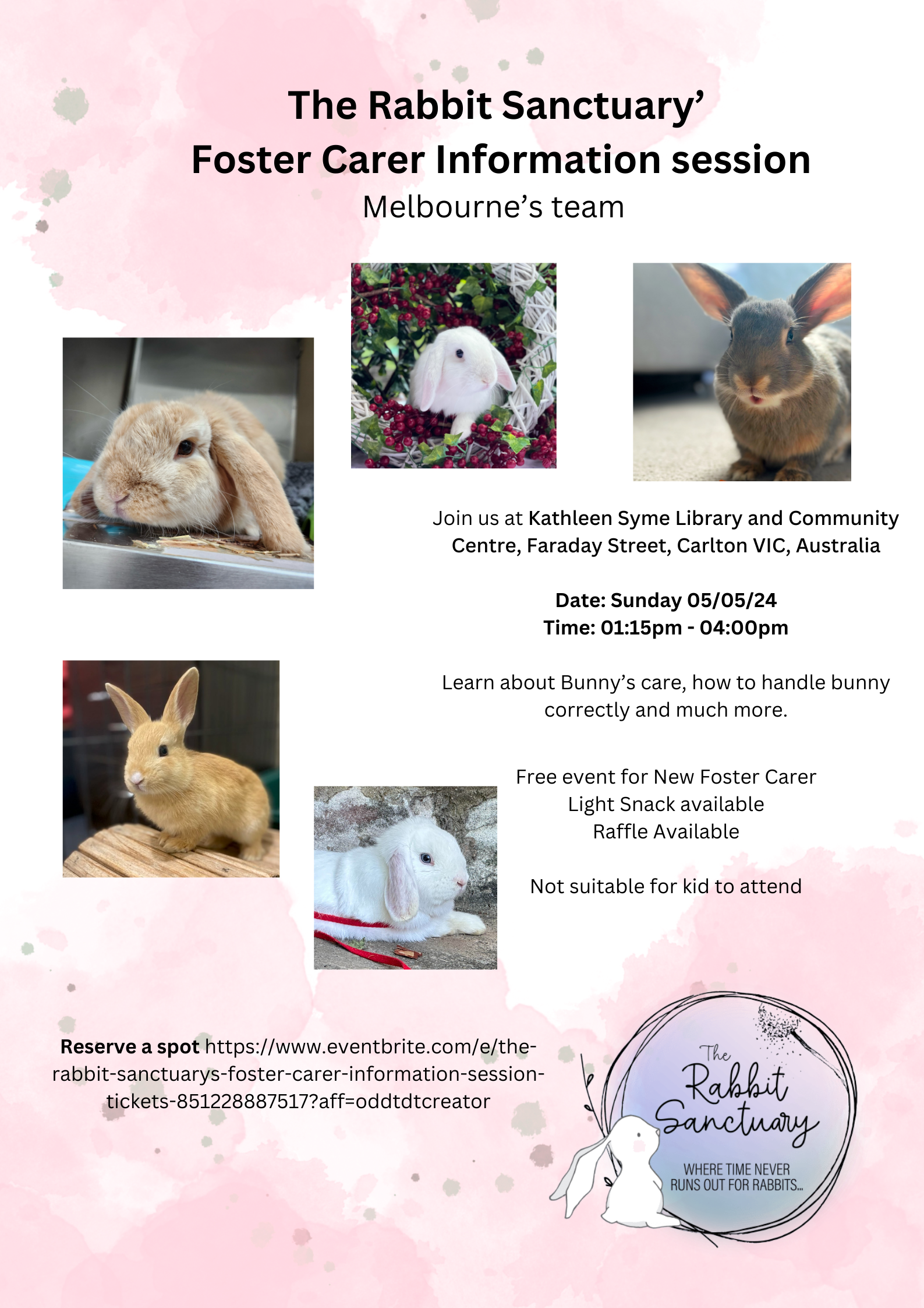 The Rabbit Sanctuary's Foster Carer Information Session – Resilient ...