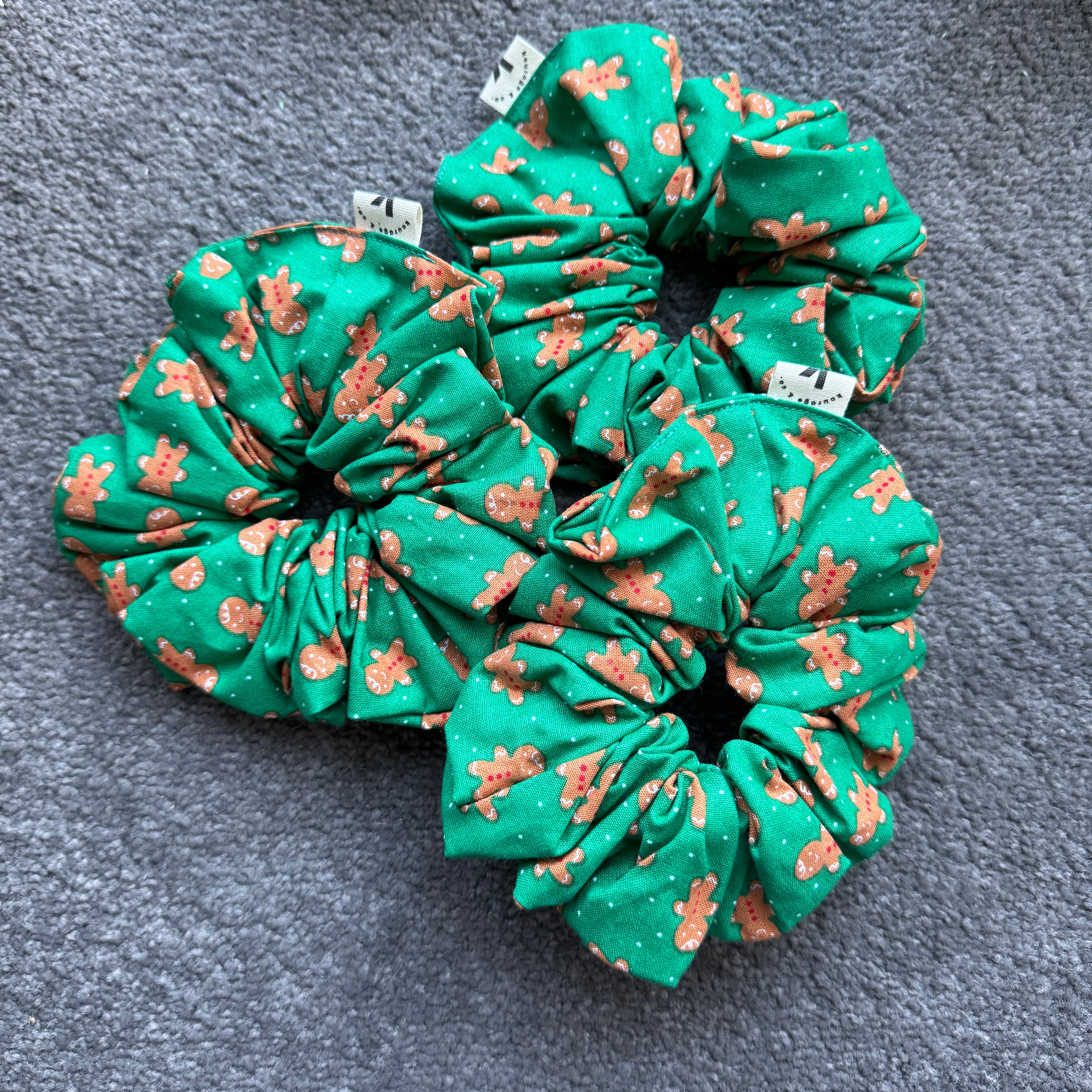 Christmas Printed Scrunchie